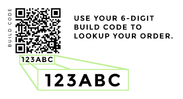 Use your 6 Digit Build Code to Search.