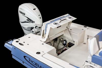 2025 R266 Cayman Sky Deck Transom Utility Access