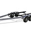 Trailer Upgrade - Aluminum Tandem Axle, Aluminum Wheels, Side Guides and Bow V-Stop