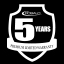 5 Year Premium Level Limited Component Warranty